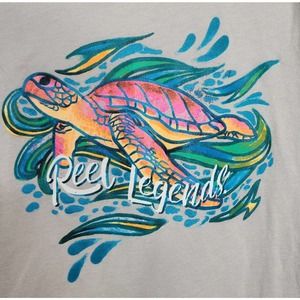 REEL LEGENDS XL gray, V-Neck Shirt